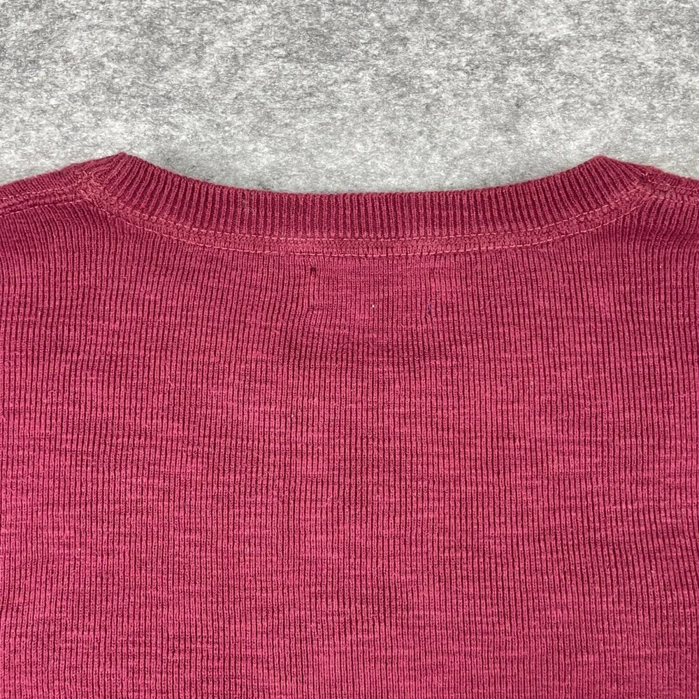 Polo Ralph Lauren Sweatshirt Mens L Burgundy 1967 Athl Dept Ribbed Crew Neck